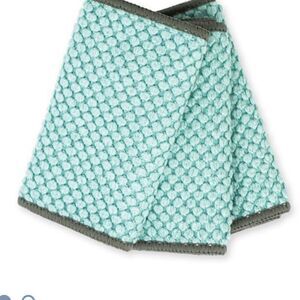 Norwex Counter Cloths Set of 3 Sea Mist with Mushroom NWT